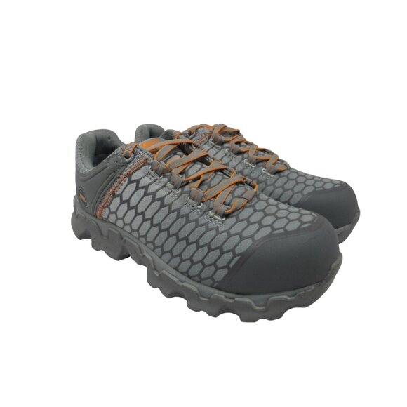 Timberland PRO Shoes - Timberland PRO Women's Powertrain Sport Alloy-Toe Work Shoe A1GVR Grey/Pink 8.5M